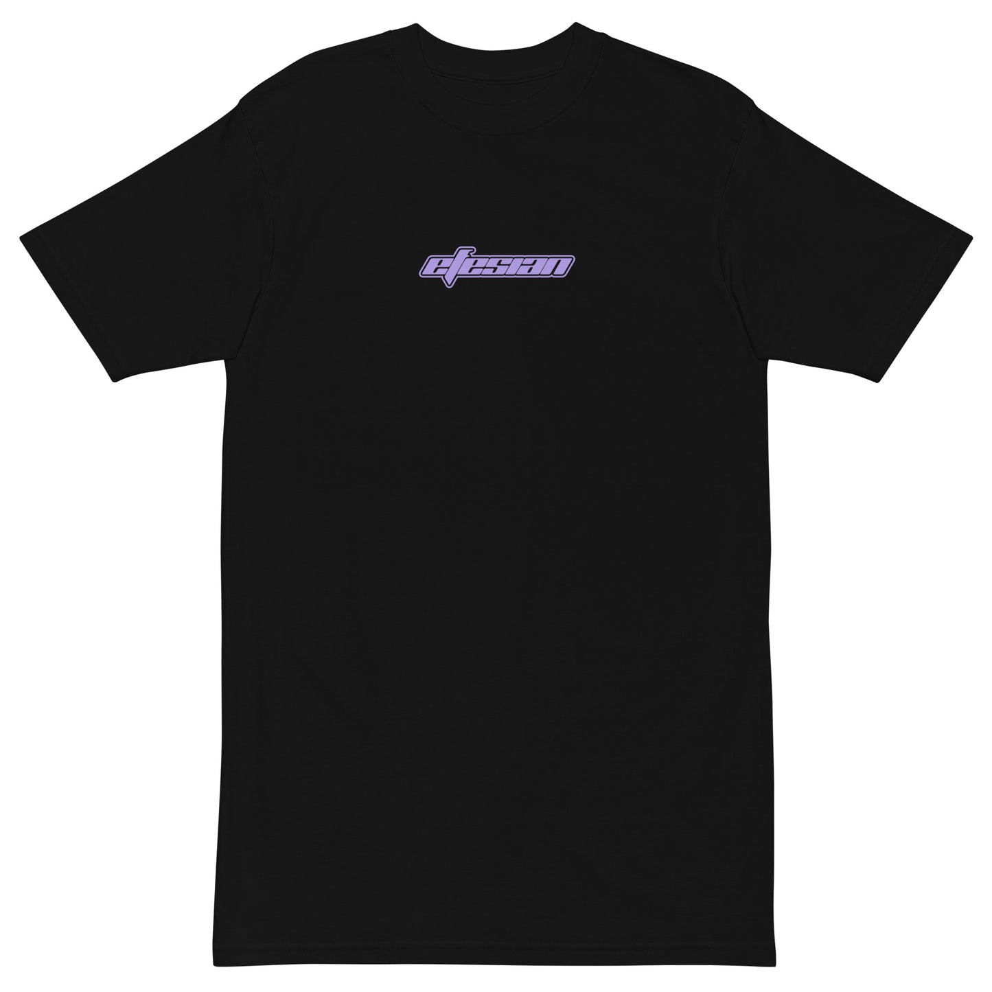 EFESIAN - Men's Premium Tee (Black with Purple Graphic)