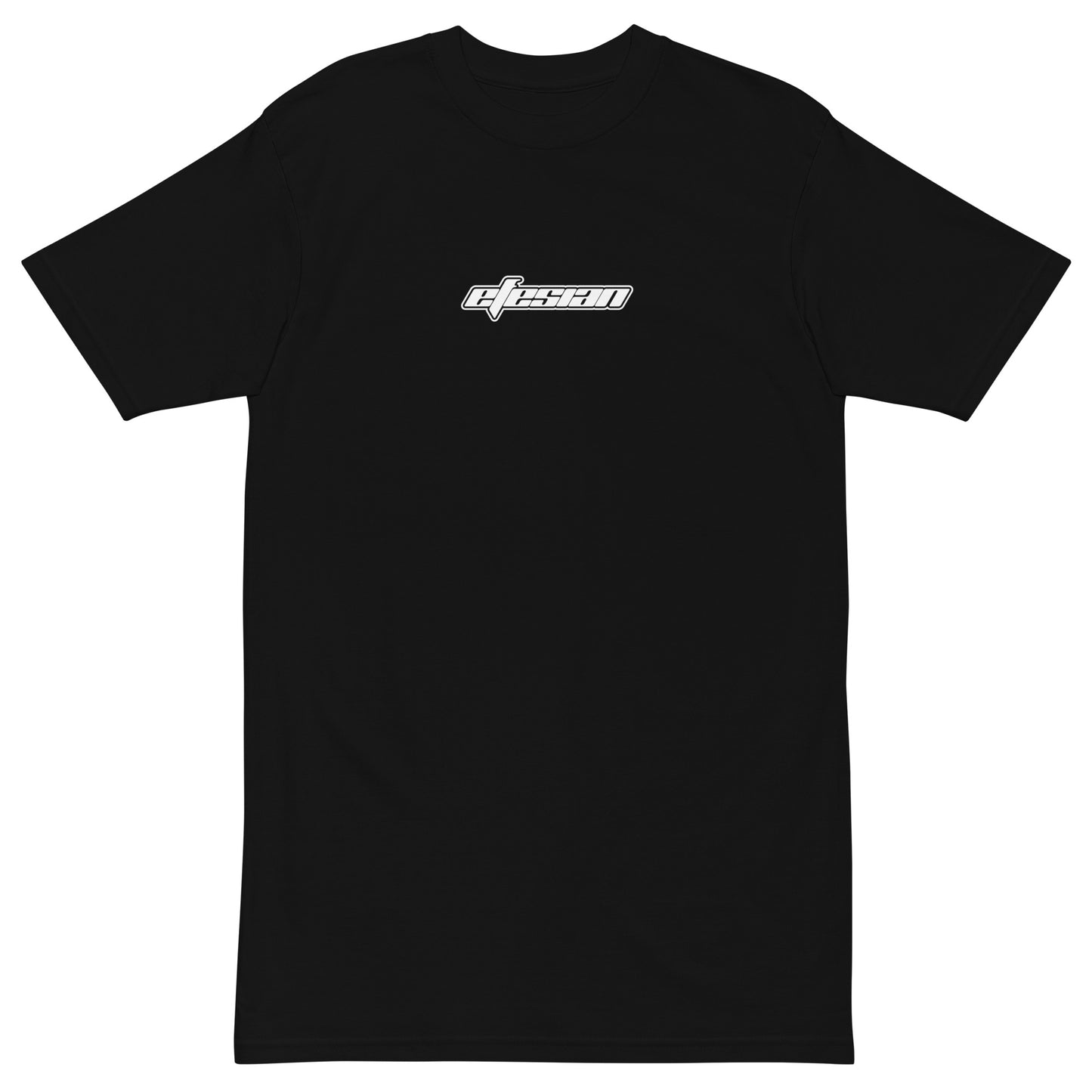 EFESIAN - Men's Premium Tee (Black with White Graphic)