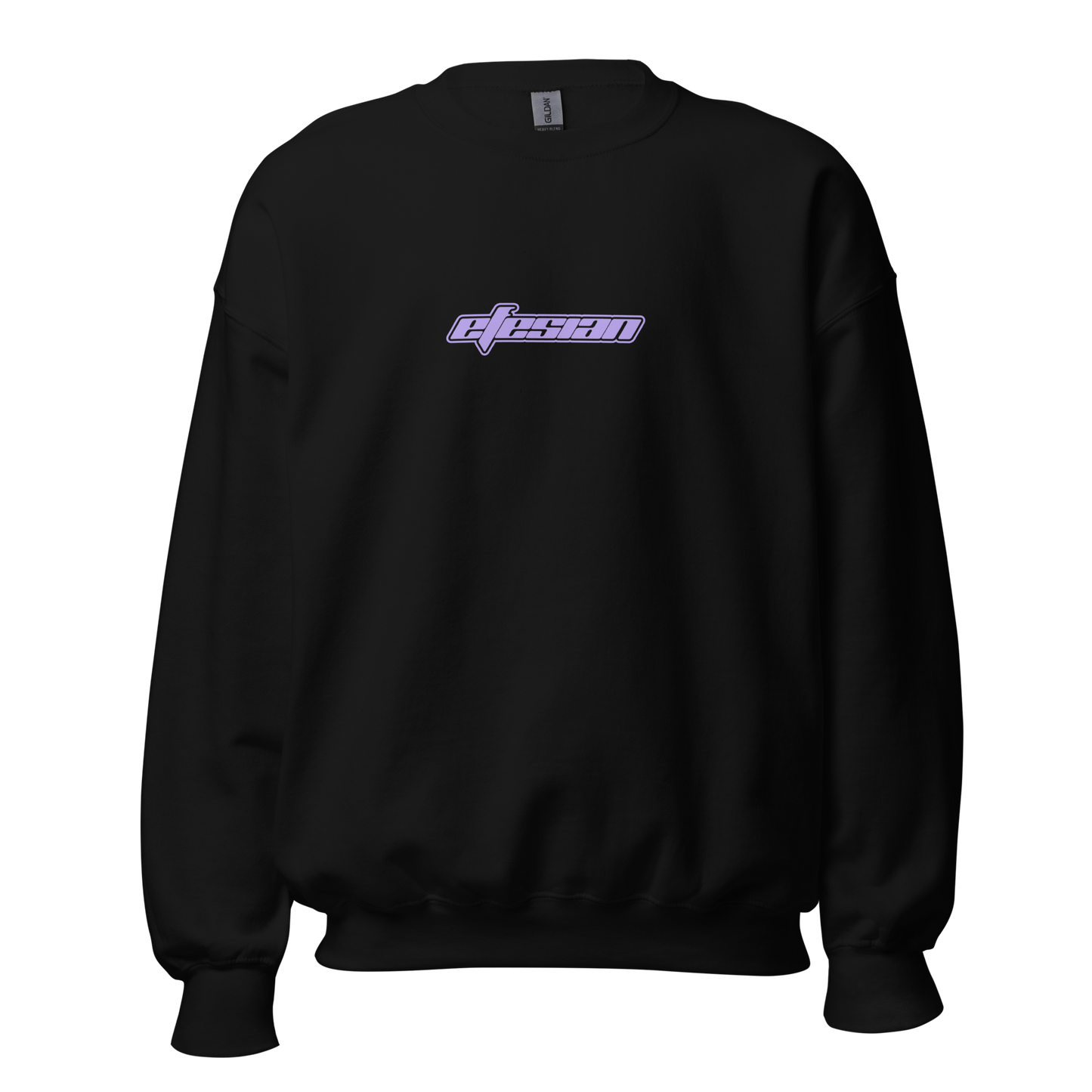 EFESIAN - Unisex Sweatshirt (Black with Purple Graphic)