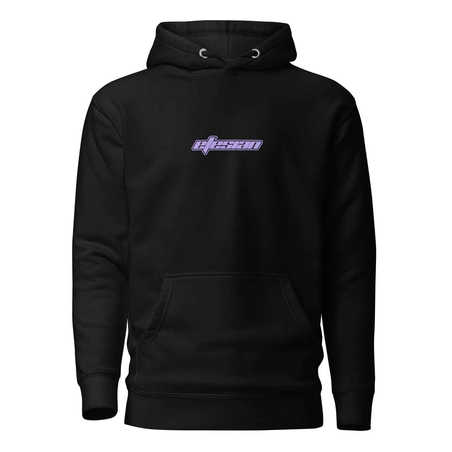 EFESIAN - Unisex Hoodie (Black with Purple Graphic)